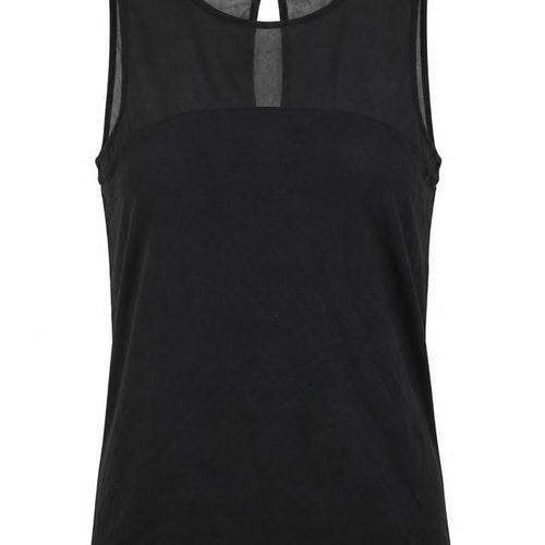 H&M Womens Black  Satin Basic Tank Size M