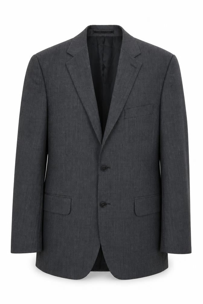 Preworn Mens Grey Jacket Suit Jacket Size 40