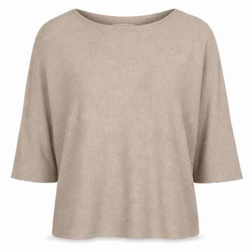 H&M  Womens Beige Striped  Pullover Jumper Size 10