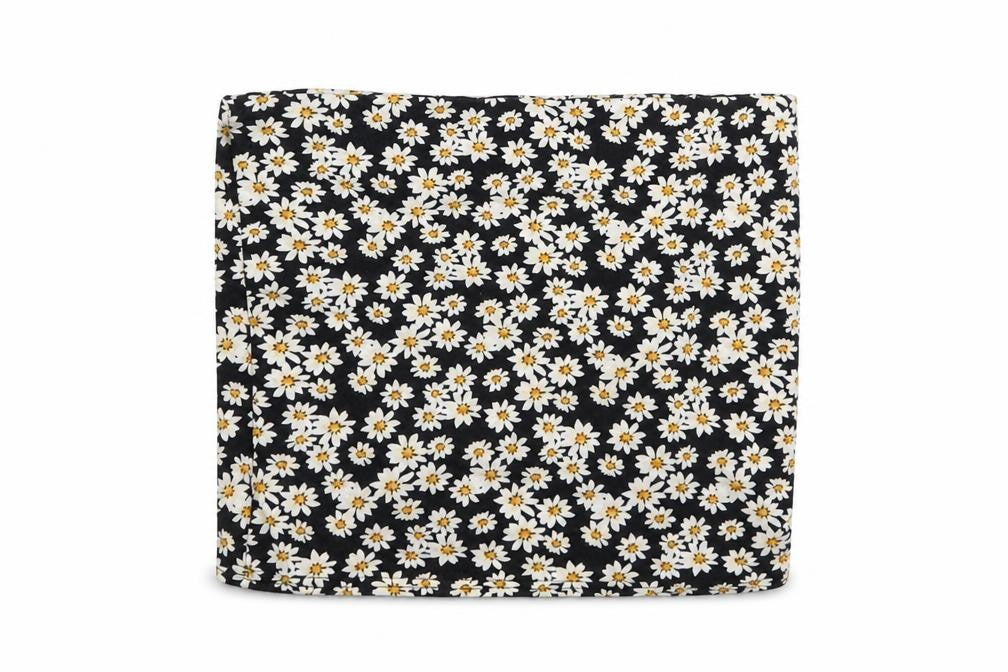 New Look Womens Black Floral  Wrap Skirt Size 12