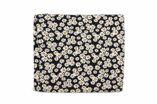 New Look Womens Black Floral  Wrap Skirt Size 12