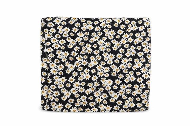 New Look Womens Black Floral  Wrap Skirt Size 12