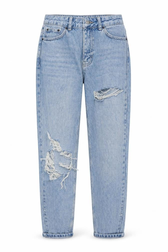 Topshop Womens Blue   Straight Jeans Size 28 L29 in