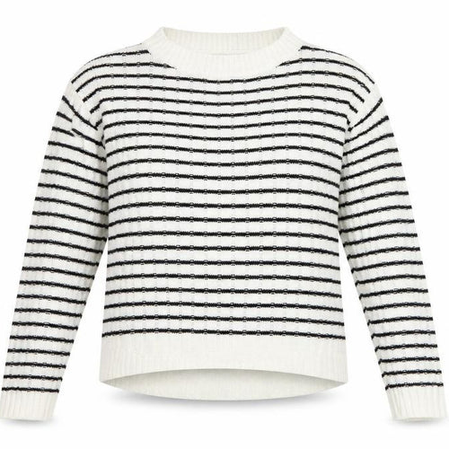 Boohoo Womens White Check  Pullover Jumper Size 10