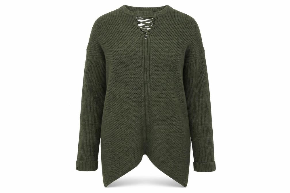 Select Womens Green   Pullover Jumper Size 8