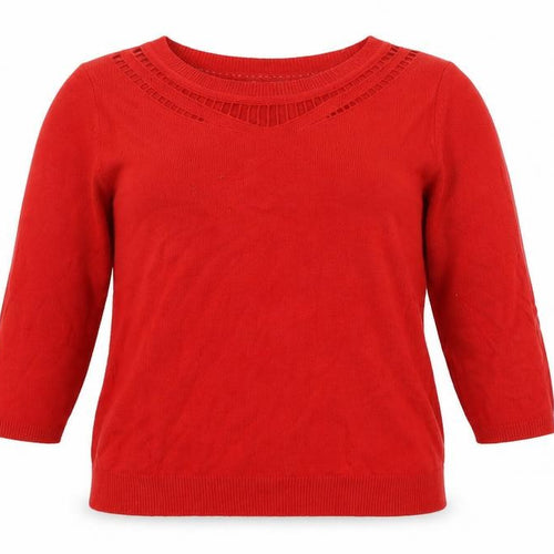 Marks and Spencer Womens Red   Pullover Jumper Size 14