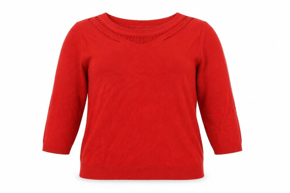 Marks and Spencer Womens Red   Pullover Jumper Size 14