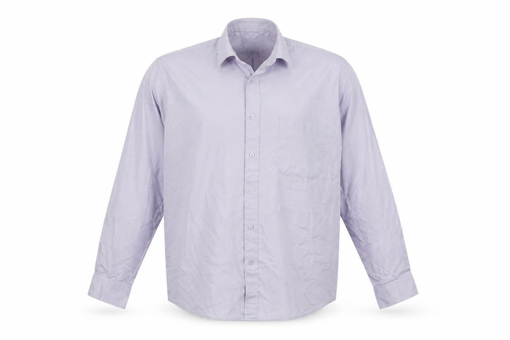 Tom Hagan Mens Purple Check   Button-Up Size 17