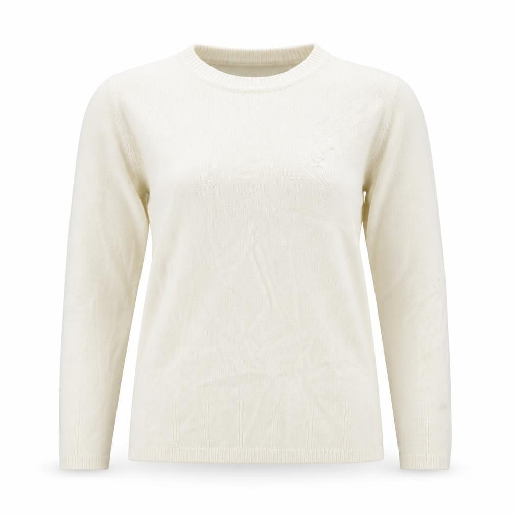 Pure & Natural Womens Beige  Knit Pullover Jumper Size L