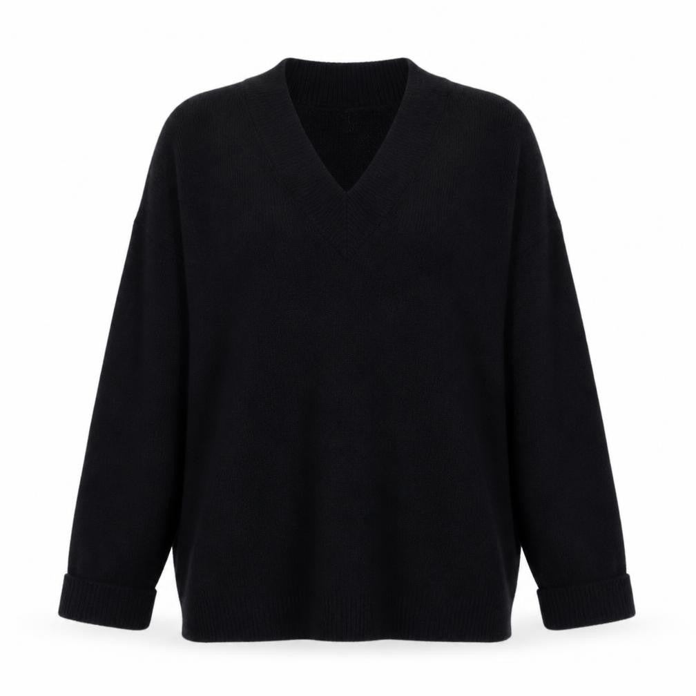 Front view of Next women’s blue knit jumper, size L
