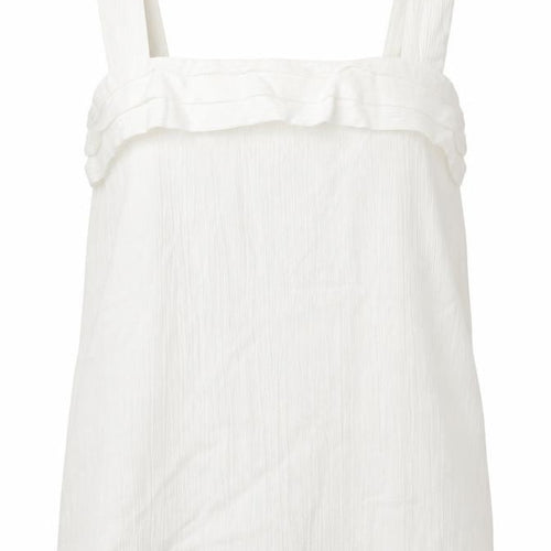 Preworn Womens White   Basic Tank Size 14