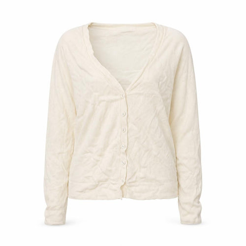 Marks and Spencer Womens Beige  Knit Cardigan Jumper Size 14