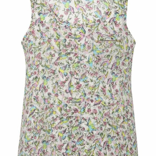 New Look Womens Pink Floral Chiffon Basic Blouse Size 10