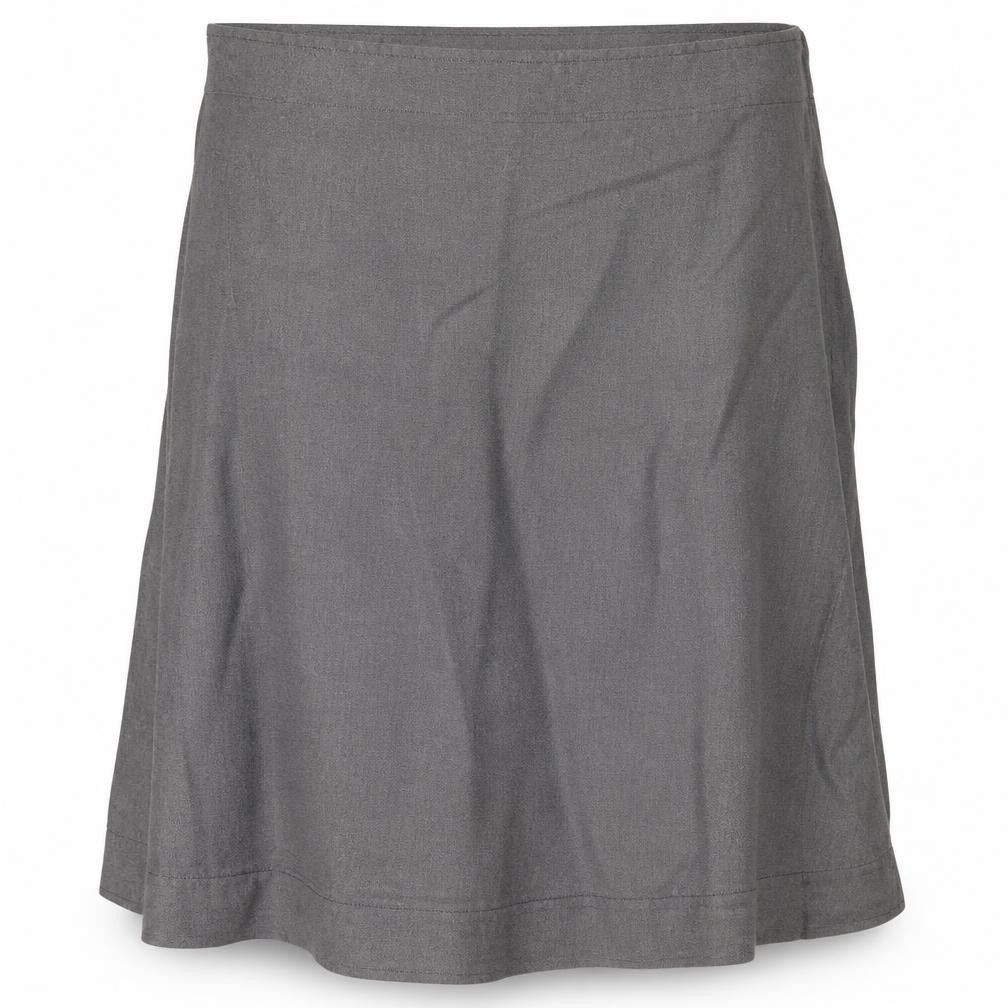 Preworn Womens Grey   Flare Skirt Size 48 in