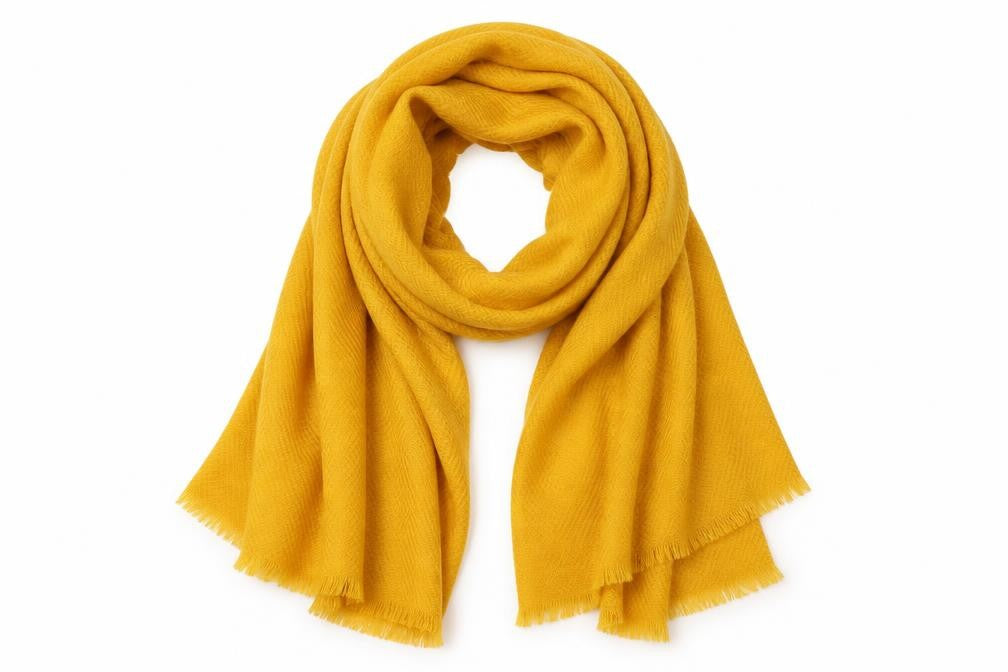 Preworn Womens Yellow    Shawl/Wrap