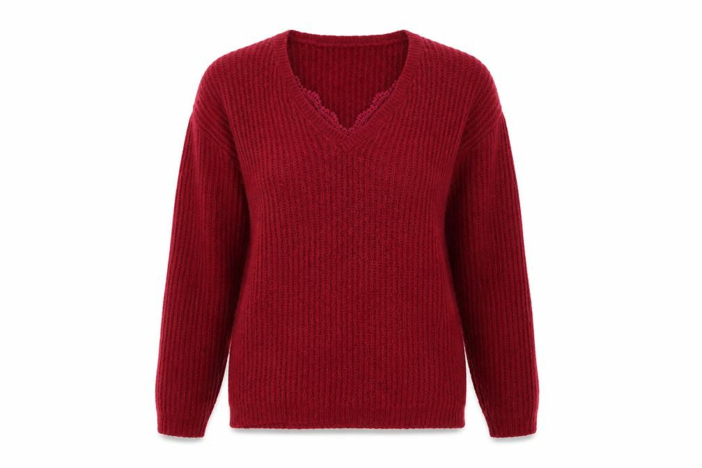 Marks and Spencer Womens Red   Pullover Jumper Size 10