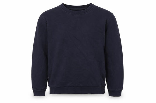 Front view of George boys’ blue pullover sweatshirt, size 11-12, years