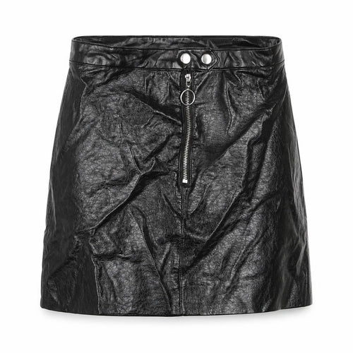 H&M Womens Black   Mini Set Size 6  - leather look