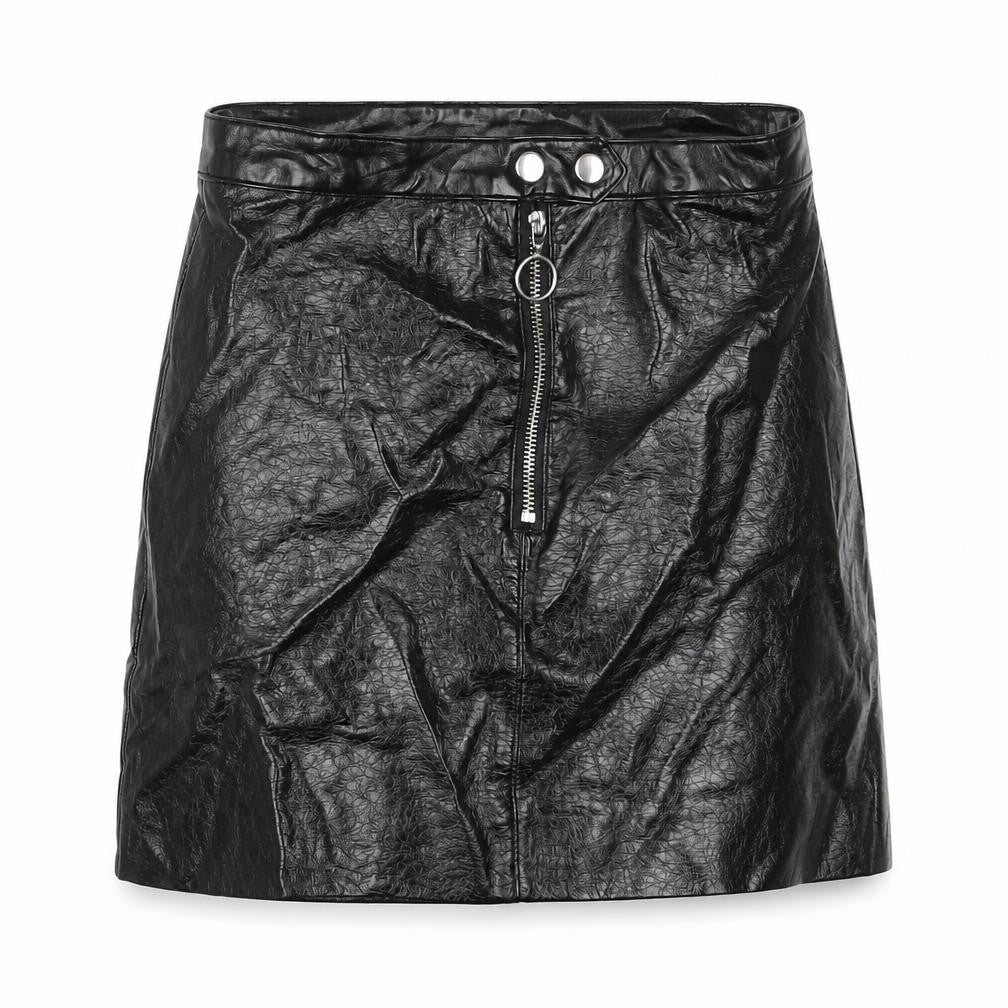 H&M Womens Black   Mini Set Size 6  - leather look