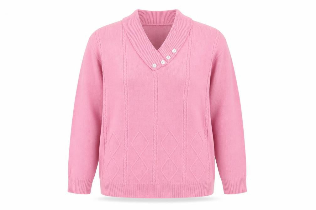 Pure & Natural Womens Pink   Pullover Jumper Size XL