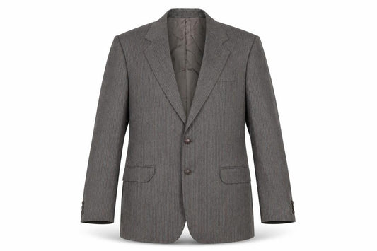 Front view of St Michael men’s brown jacket blazer, size 40