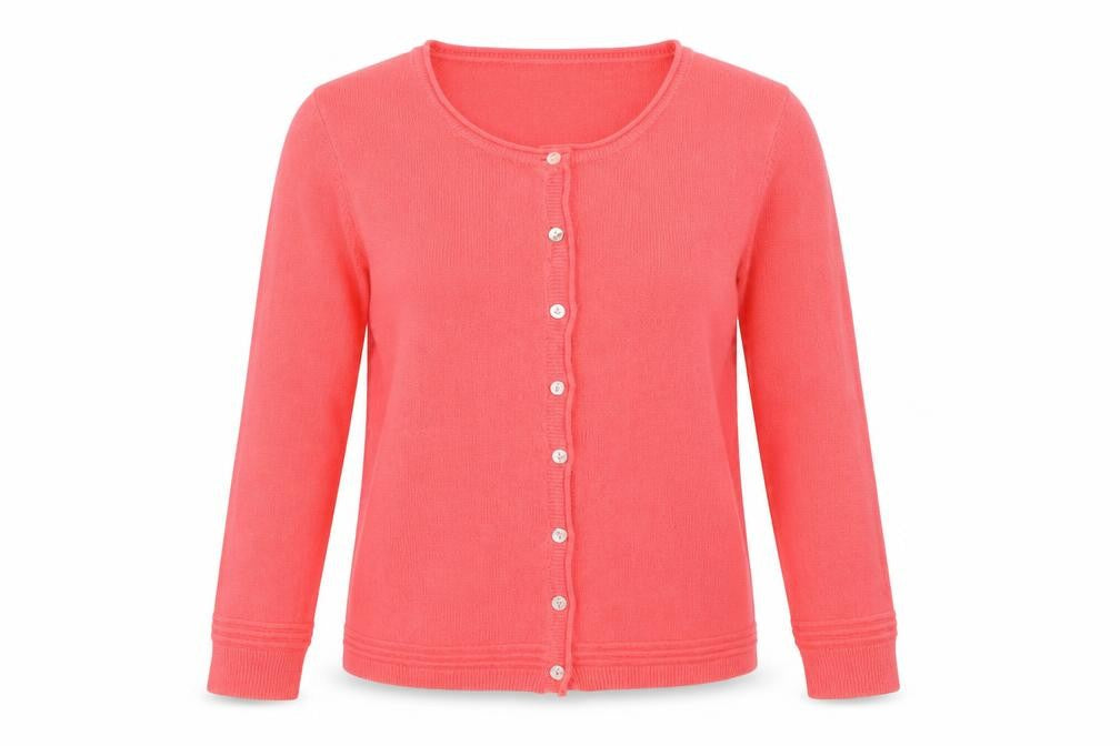 Text Womens Pink   Cardigan Jumper Size S