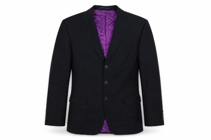 Scott & Taylor Mens Blue Striped Jacket Suit Jacket Size 40