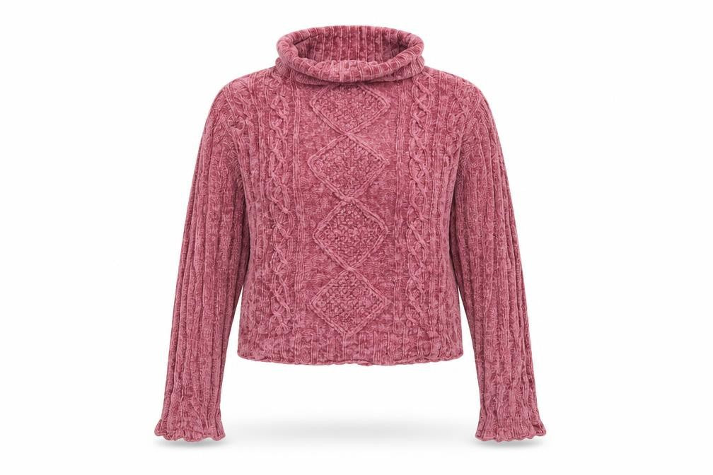 Preworn Womens Pink  Knit Pullover Jumper Size 8