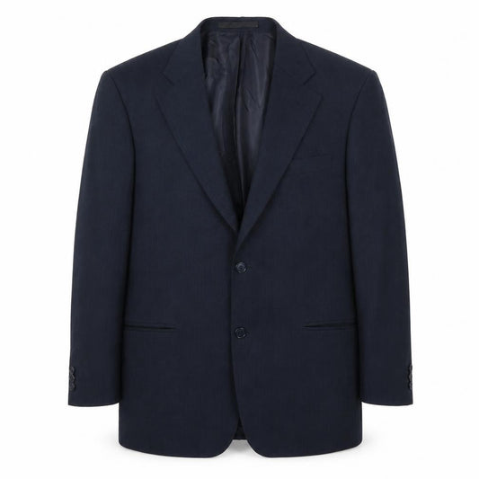 Front view of Marks & Spencer men’s blue jacket suit jacket, size 42