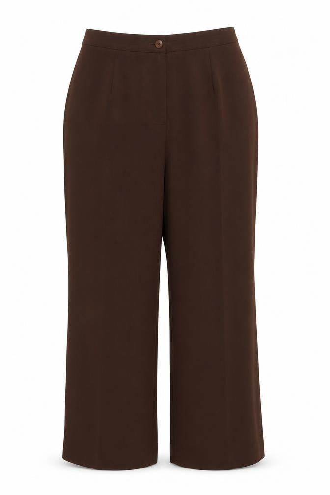 Happi Womens Brown   Trousers  Size 14 L26 in