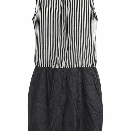 Trafaluc Womens White Striped  A-Line  Size 4