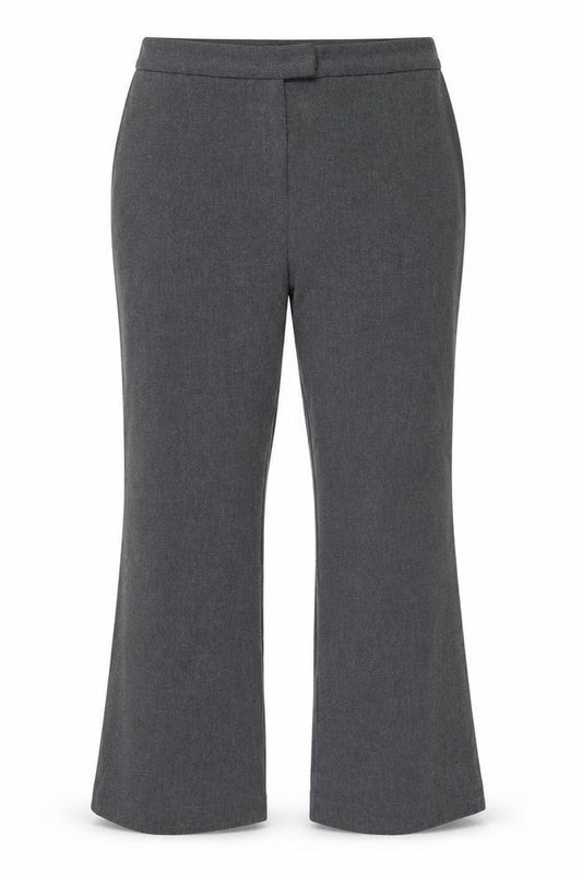 Front view of Glamorous women’s grey trousers, size UK 18, 27-inch leg