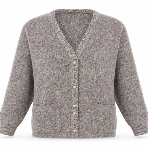 Merry Gold Womens Beige  Knit Cardigan Jumper Size S