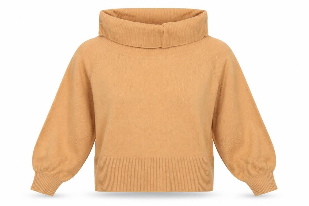 Front view of River Island women’s orange jumper, size L