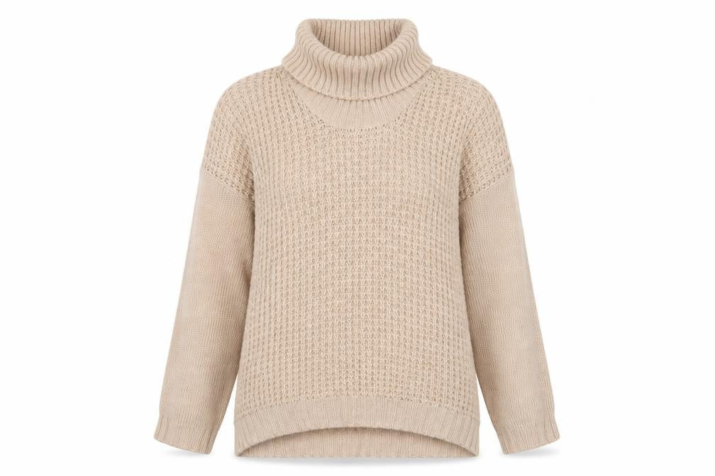 Front view of H&M women’s pink jumper, size M