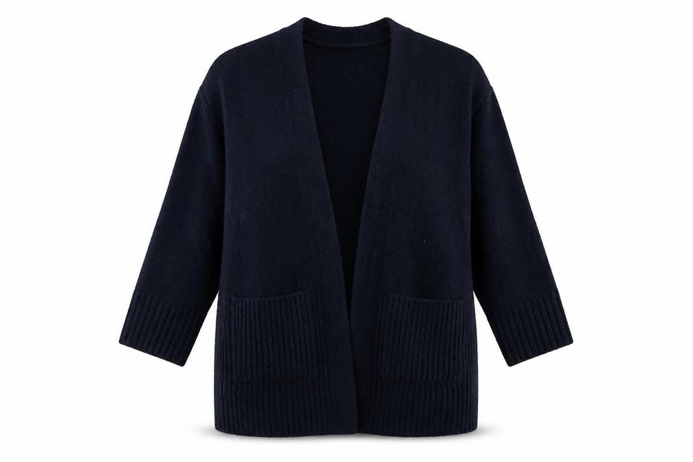 Marks and Spencer Womens Blue  Knit Cardigan Jumper Size M