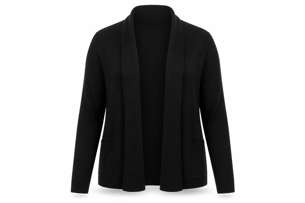 BHS Womens Black   Cape Jumper Size 14