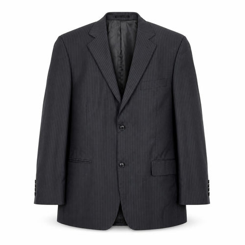 C&A Mens Grey Striped  Jacket Suit Jacket Size 42