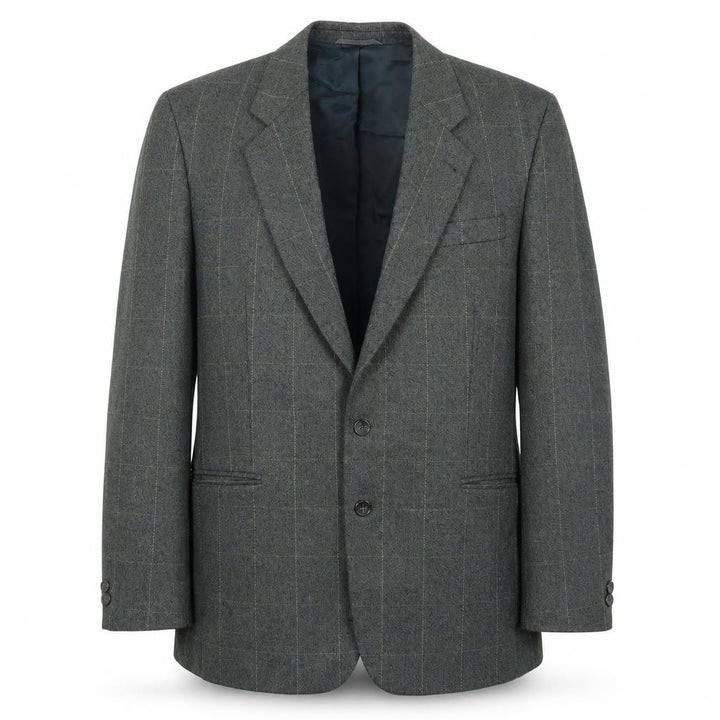 Skopes Mens Grey Check Jacket Suit Jacket Size 40