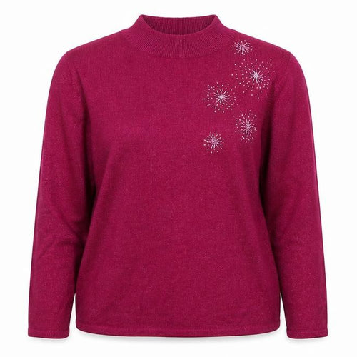 Bonmarché Womens Pink   Pullover Jumper Size M