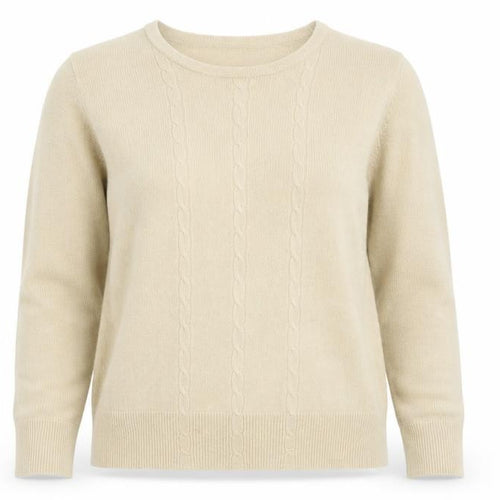 Debbie Morgan Womens Beige   Pullover Jumper Size M