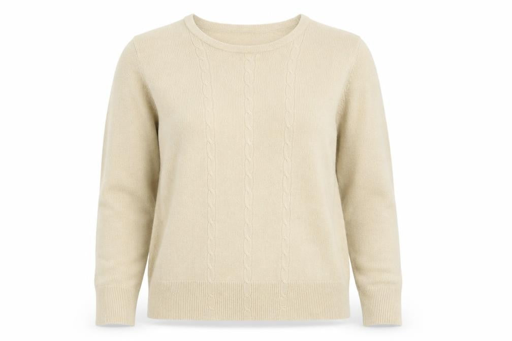 Debbie Morgan Womens Beige   Pullover Jumper Size M