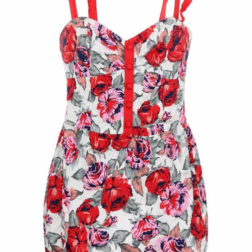 Motel Womens Multicoloured Floral  Camisole Blouse Size S