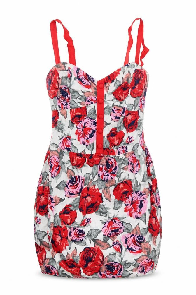 Motel Womens Multicoloured Floral  Camisole Blouse Size S