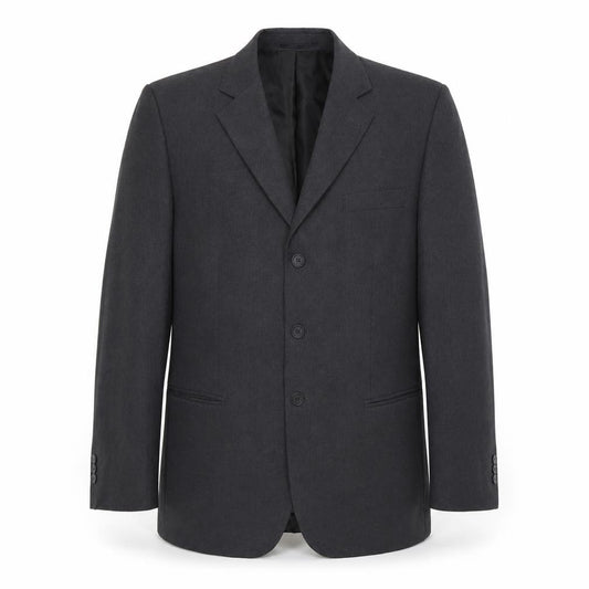 Front view of F&F men’s grey jacket blazer, size 42