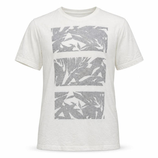 Front view of Studio W women’s ivory basic t-shirt, size L