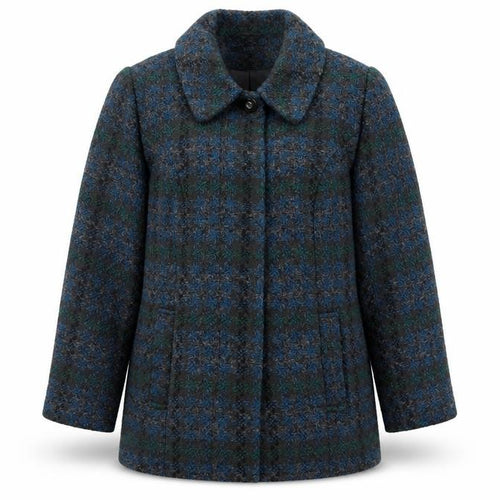 EWM Womens Blue   Overcoat Coat Size 14