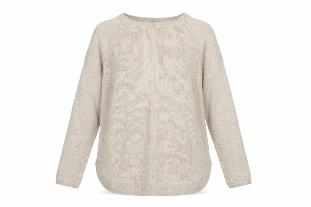 Bonmarché Womens Beige  Knit Pullover Jumper Size M
