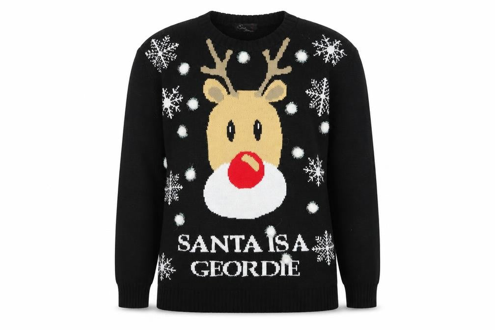 Sui collection Womens Black  Knit Pullover Jumper Size S  - Christmas