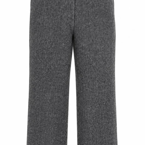 GARDEUR Womens Grey Herringbone  Trousers  Size 32 in L25 in
